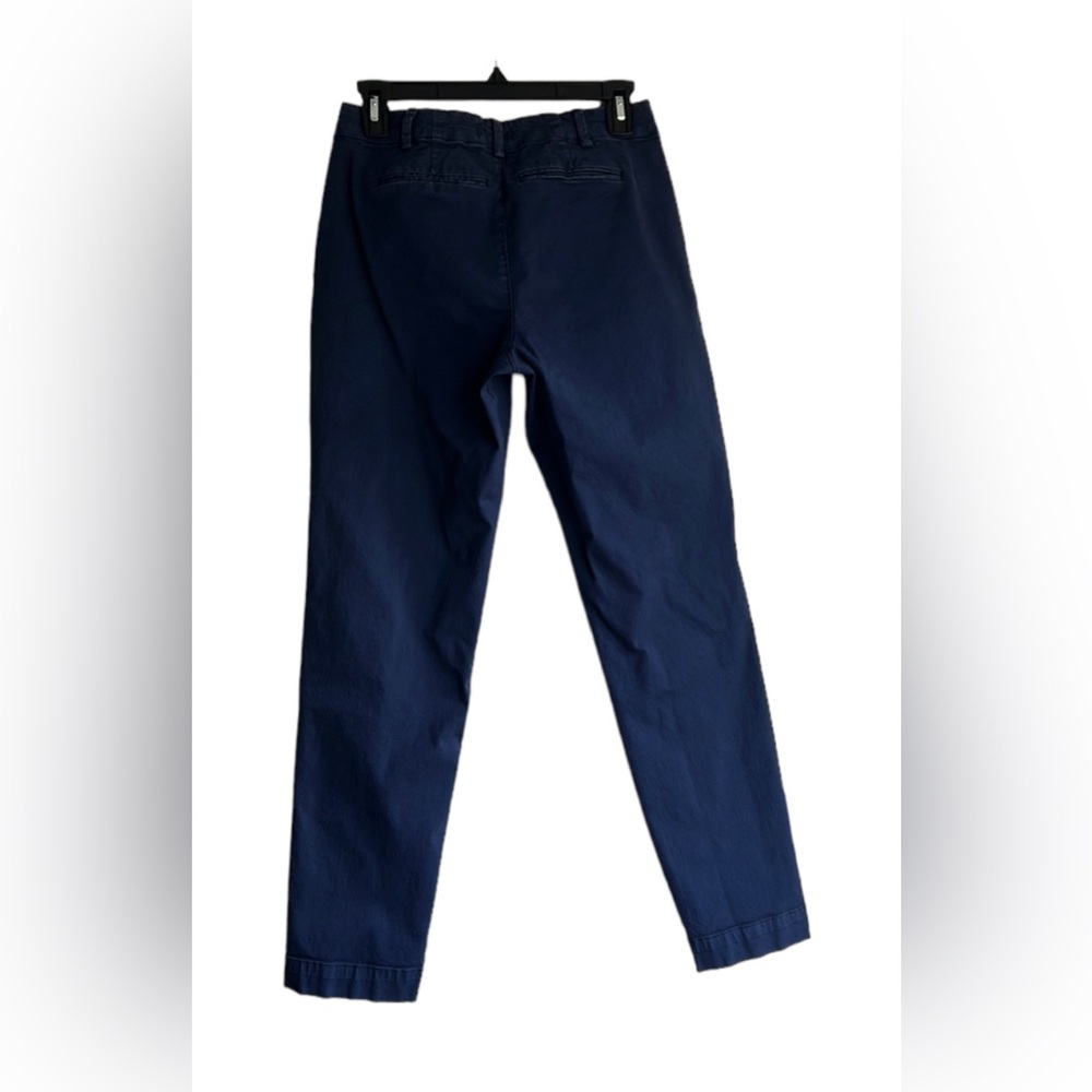 NYDJ Blue Cotton Trouser Style Pants - Picture 9 of 13